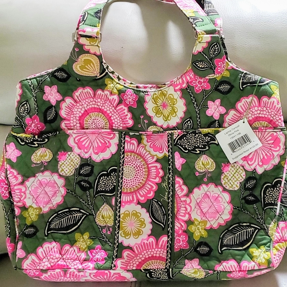 Vera Bradley Laptop Carryall Olivia Pink